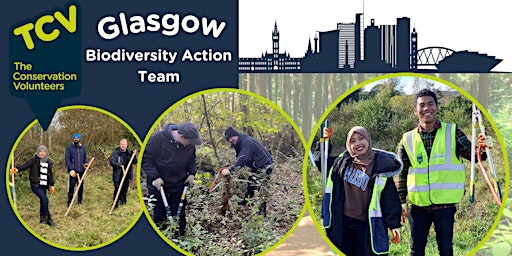 Glasgow Biodiversity Action Team  - Pond clearing and scything at Festival  primärbild