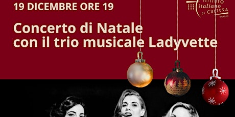 Immagine principale di Concerto di Natale con il trio musicale Ladyvette 