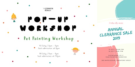 Pop-Up @theellystore Annual Sales Event  // Pot Painting Workshop primary image