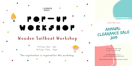 Pop-Up @theellystore Annual Sales Event  // Wooden Sailboat Workshop primary image