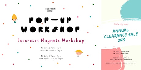 Pop-Up @theellystore Annual Sales Event // Icecream Magnets Workshop primary image