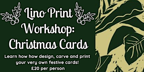 Lino Printing Workshop: Christmas Cards primary image
