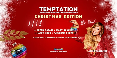 Hauptbild für Temptation Christmas Edition , 8.12. , Club Maquina, Dortmund