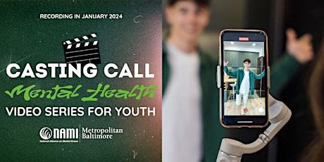 Imagem principal do evento Casting Call for Mental Health Educational Video Series