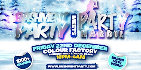 Bashment Party meets Party Hard UK - London's Biggest Xmas Party primary image