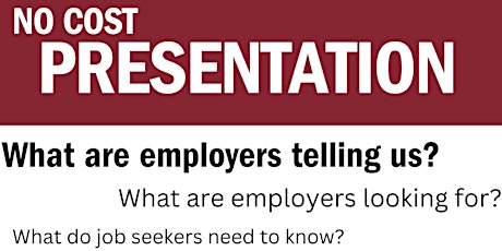 Imagen principal de High River Presentation: What are Employers looking for?