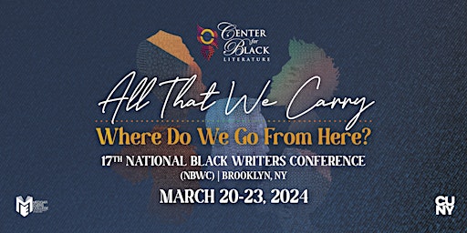 Talkshops at the National Black Writers Conference (March 23, 2024) primary image