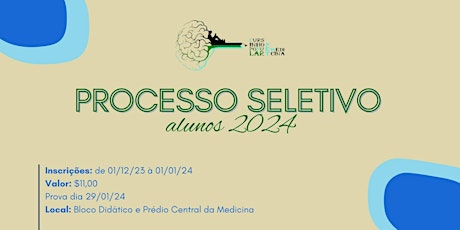 Imagem principal do evento Processo Seletivo - Cursinho Popular da Medicina 2024