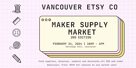 Maker Supply Market 2nd Edition primary image