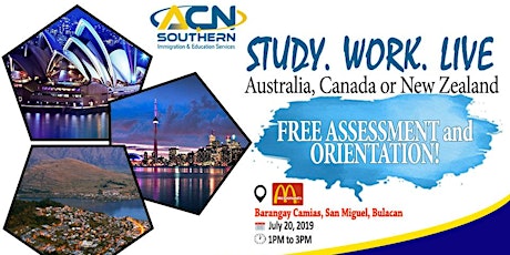 STUDY. WORK. LIVE IN AUSTRALIA, CANADA AND NEW ZEALAND FREE SEMINAR primary image