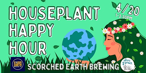 Imagem principal do evento Houseplant Happy Hour @ Scorched Earth Brewing