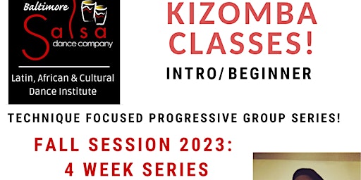 Beginner Kizomba classes! 4 Week Series! primary image