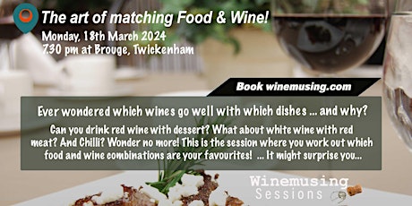 The Art of Food & Wine Matching primary image