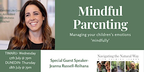 Mindful Parenting- Managing your child/children's emotions 'mindfully' primary image