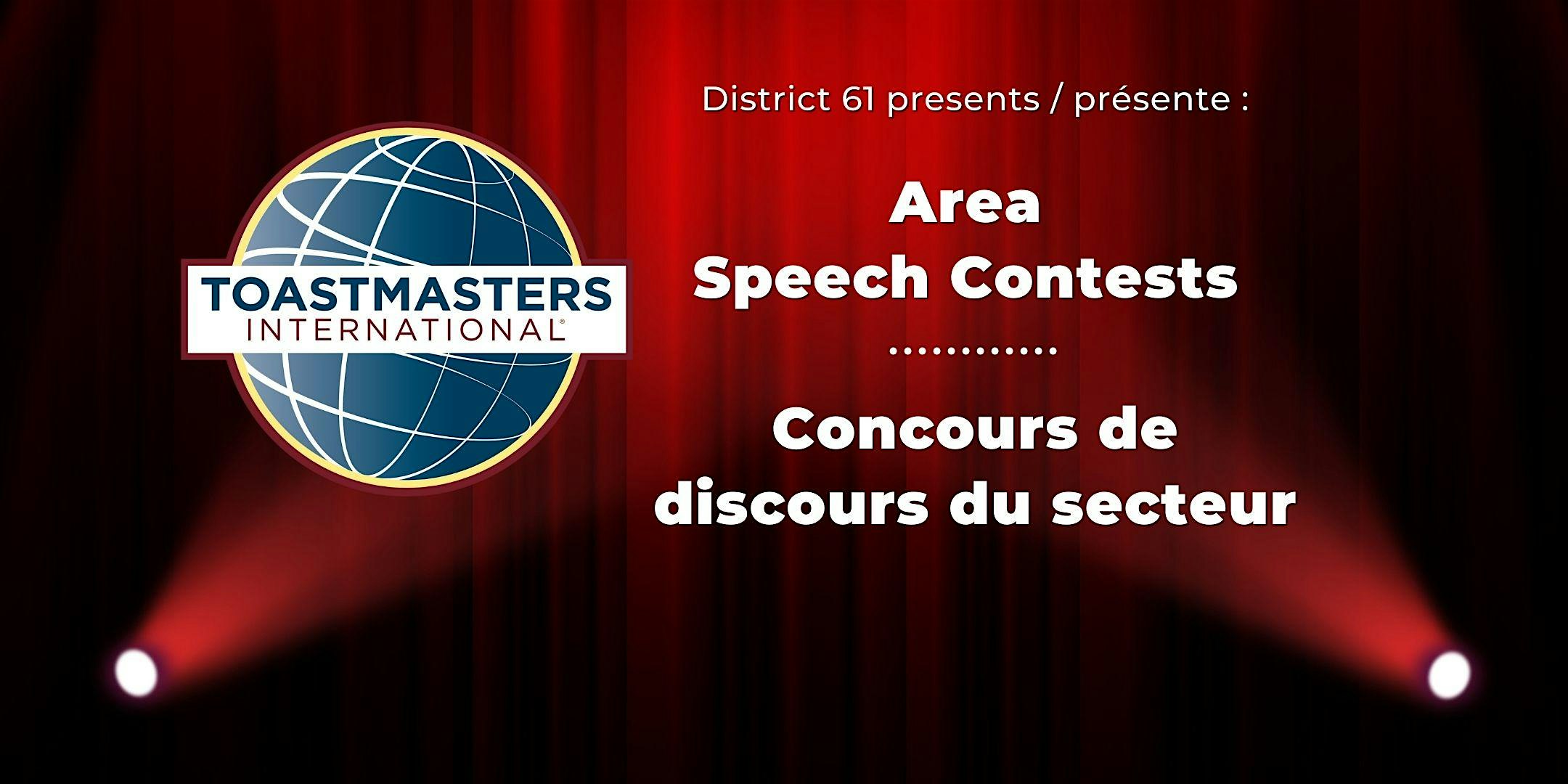Area 1 & 3 Speech  & Table Topics Contest