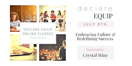 Declare EQUIP Online Class: Redefining Success with Crystal Stine primary image