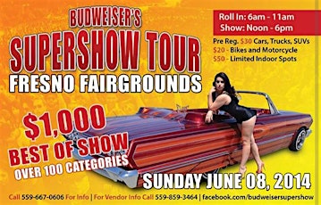 Budweiser Super Show Tour Stop Fresno primary image