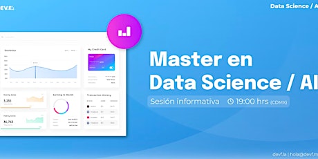 Sesión Informativa Master en Data Science 33-6 primary image