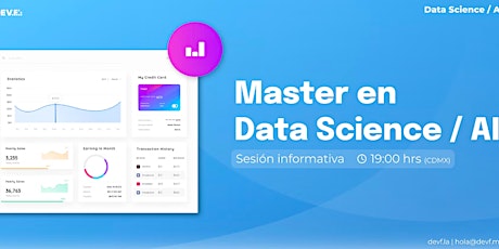 Imagen principal de Sesión Informativa Master en Data Science 33-6