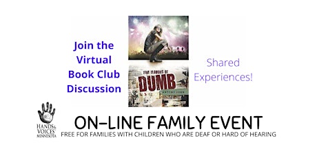 MN Hands & Voices Family Event Virtual Book Club - Five Flavors of Dumb primary image