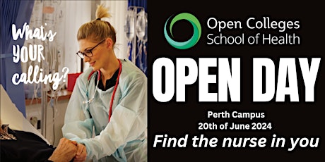 Open Colleges School of Health Perth Campus OPEN DAY