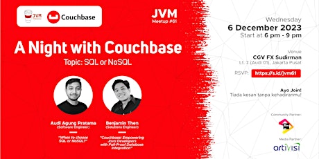 Imagen principal de JVM Meetup #61 : Tech Talk with Couchbase