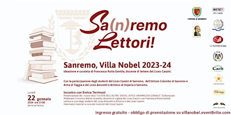 Sa(n)remo Lettori lunedì 18 marzo  Villa Nobel - Enrico Terrinoni primary image