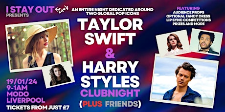 Taylor Swift & Harry Styles Club Night - Liverpool primary image
