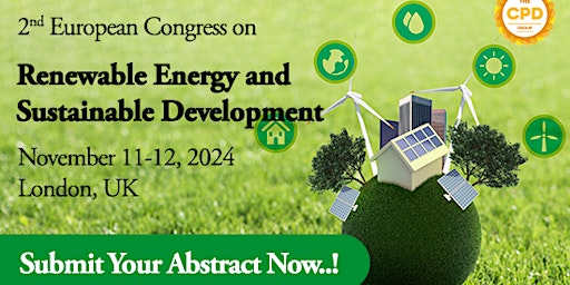 2nd European Congress on Renewable Energy and Sustainable Development