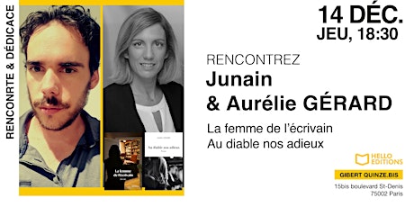Image principale de GIBERT dédicace : Aurélie Gérard & Junain