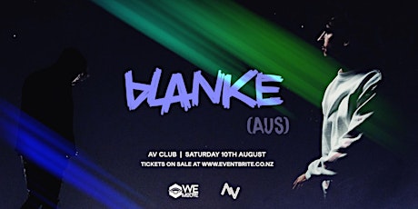 WE MOUVE Presents: BLANKE (AUS) primary image