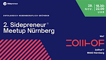 Hauptbild für Sidepreneur Meetup Nürnberg:Treffpunkt für nebenberufliche Gründer*innen