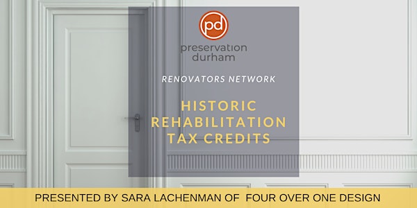 Renovators Network: Historic Rehabilitation Tax Credits