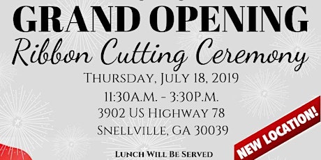 Ribbon Cutting Ceremony & Grand Opening Snellville Office primary image