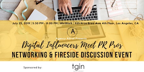 Digital Influencers Meet PR Pros - Networking & Discussion Event