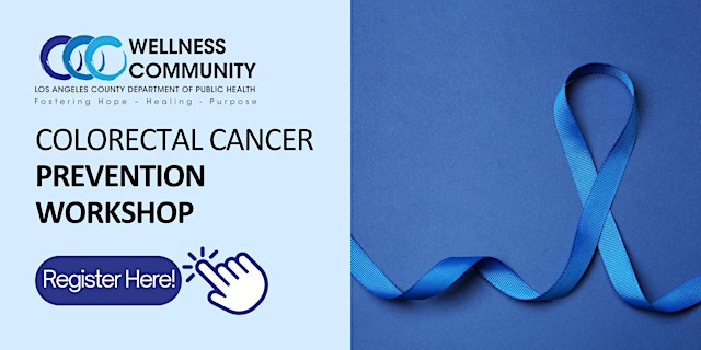 Colorectal & Prostate Cancer Prevention Workshop primary image
