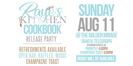 Rayes Kitchen Cookbook Release Party primary image