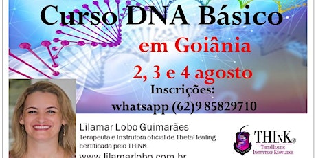 Imagem principal do evento  CURSO DNA BÁSICO - GOIÂNIA - 2, 3 e 4 de agosto 2019