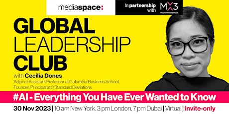 Mediaspace Global Leadership Club | Q4 2023 | Get invited! primary image