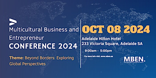 Image principale de Multicultural Business and Entrepreneur Conference 2024