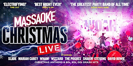 MASSAOKE Christmas Live - Birmingham primary image