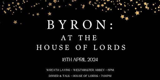 Byron at the House of Lords  primärbild