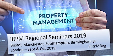 IRPM Regional Seminar Manchester 2019 primary image
