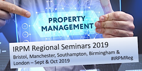 IRPM Regional Seminar London 2019 primary image
