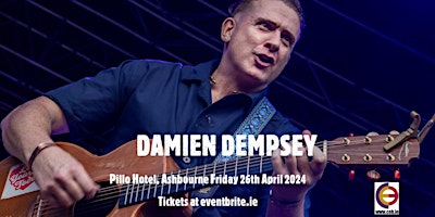 Imagem principal do evento Damien Dempsey Pillo Hotel April 26th