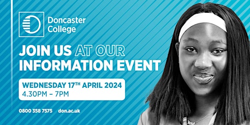 Imagem principal do evento Doncaster College Information Event