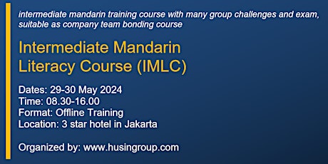 Intermediate Mandarin Literacy Course (IMLC)