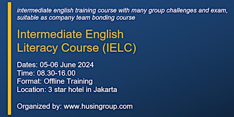 Primaire afbeelding van Intermediate English Literacy Course (IELC)