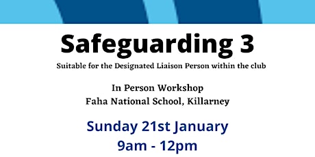 Hauptbild für Safeguarding 3 - Designated Liaison Person Workshop
