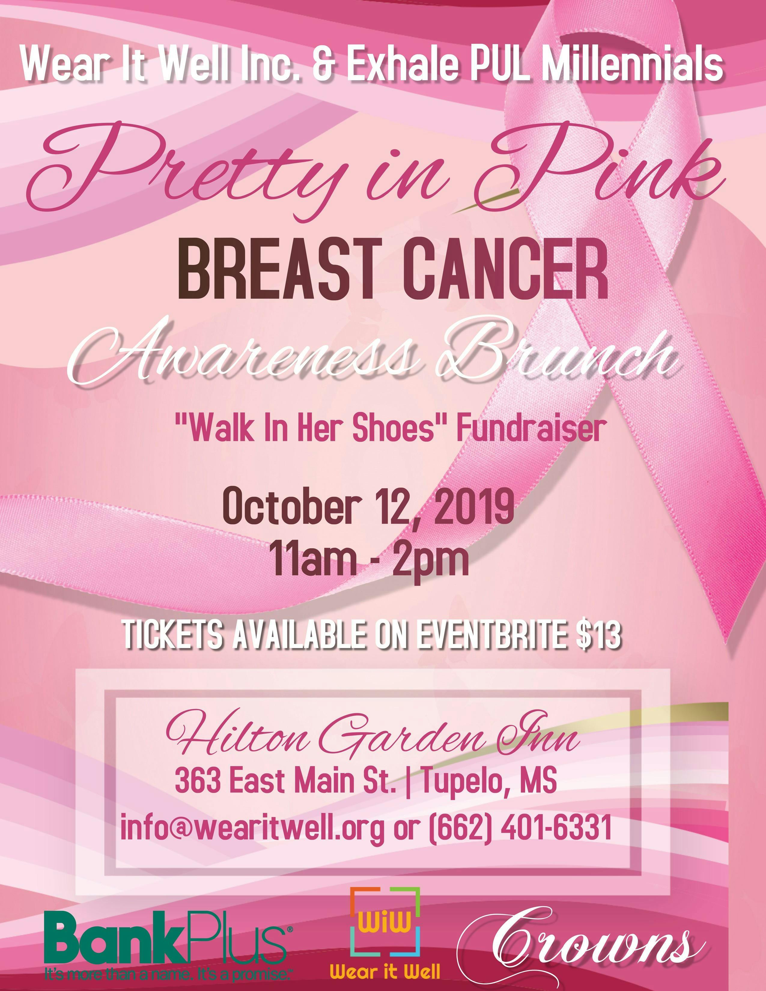 Pretty In Pink Breast Cancer Awareness Brunch 12 Oct 2019